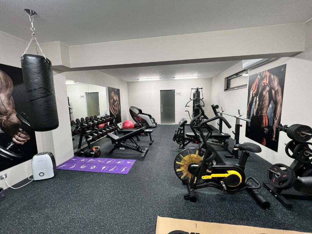 Fitness centrum a/nebo fitness zařízení v ubytování Double studio Petra B2-5
