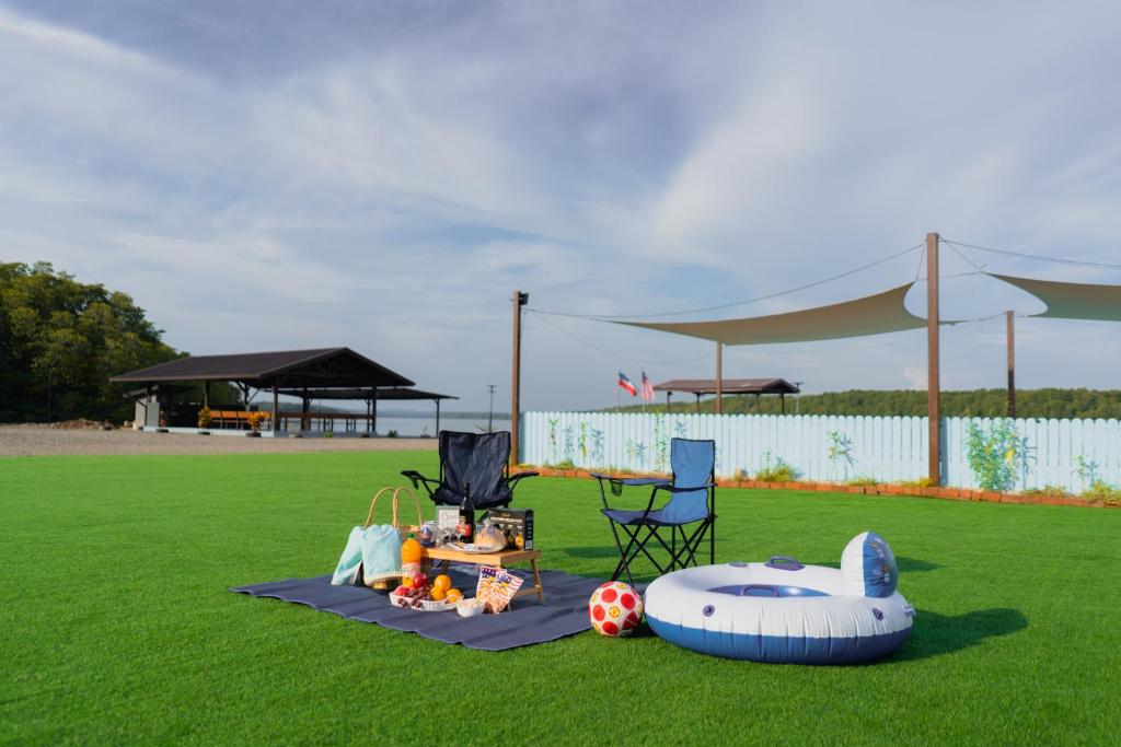 Zahrada ubytování TANJUNG GROVE VILLAS