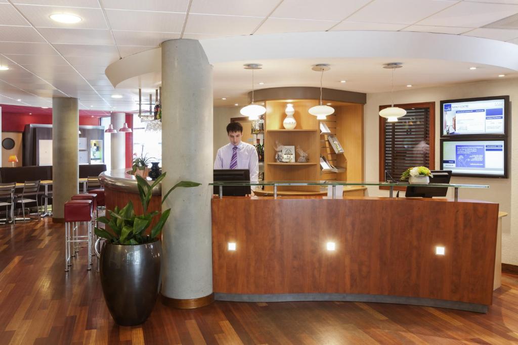 Vstupní hala nebo recepce v ubytování Novotel Suites Nancy Centre