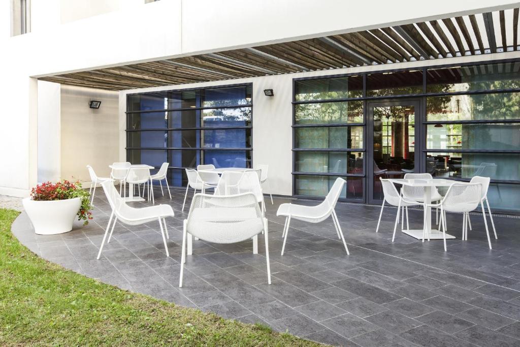 Patio nebo venkovní prostory v ubytování Novotel Suites Nancy Centre