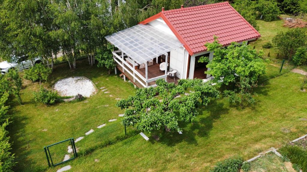 Vonkajšia záhrada v ubytovaní Domek 105