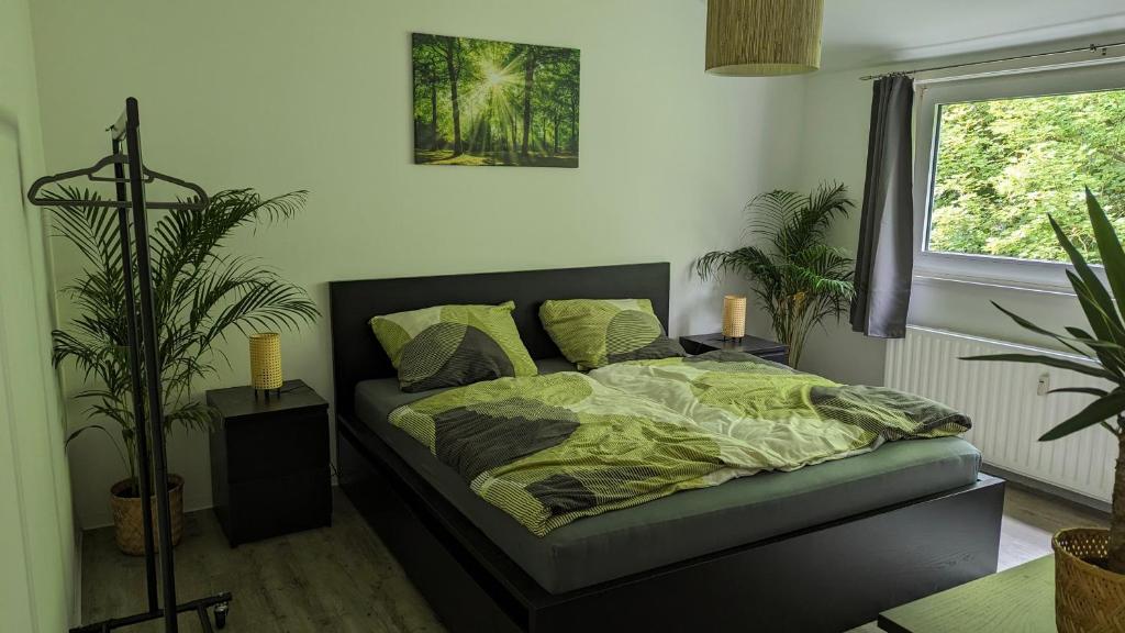 Ένα ή περισσότερα κρεβάτια σε δωμάτιο στο 3 Dimensions Bremen