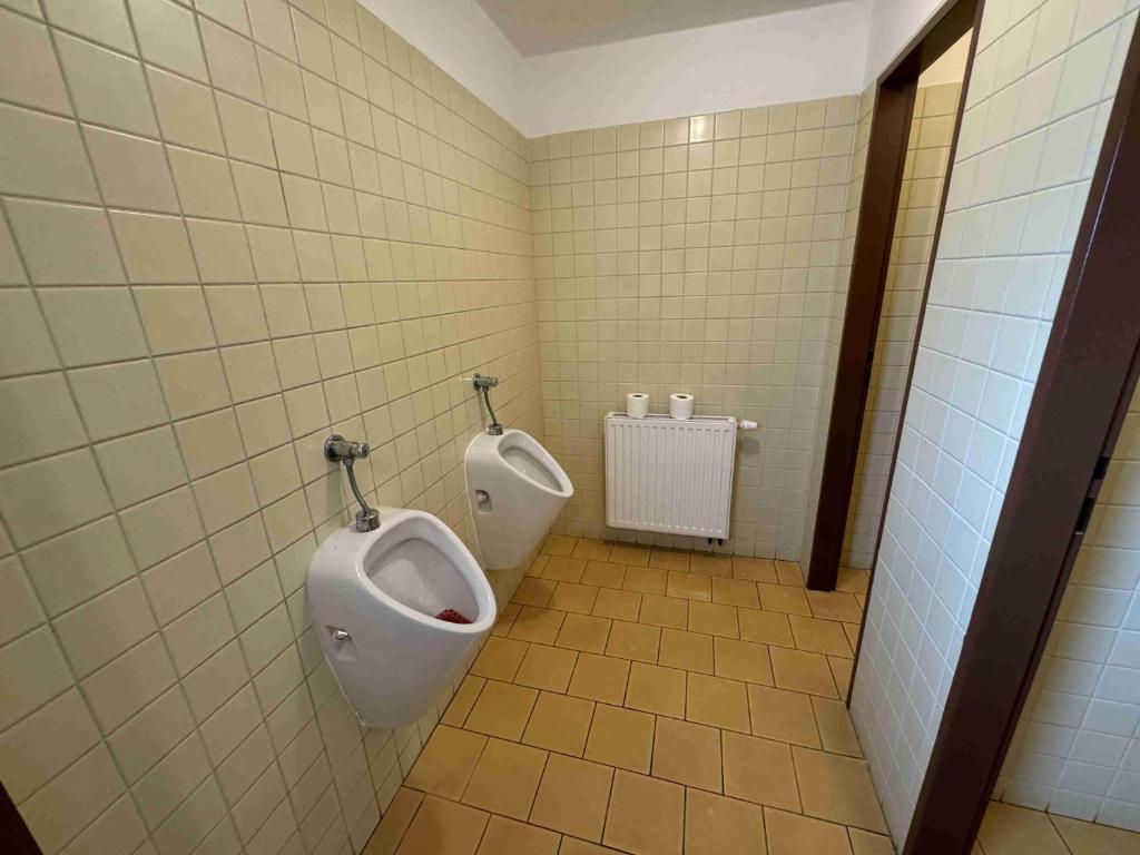 Koupelna v ubytování Ubytovna Český Krumlov