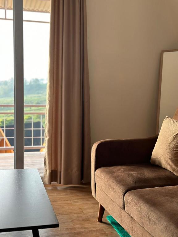 Posezení v ubytování Bintang Langit Lodge Ciater