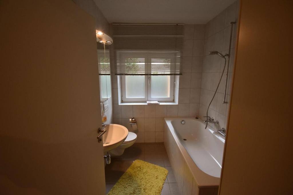 Kúpeľňa v ubytovaní Ferienwohnung Collie