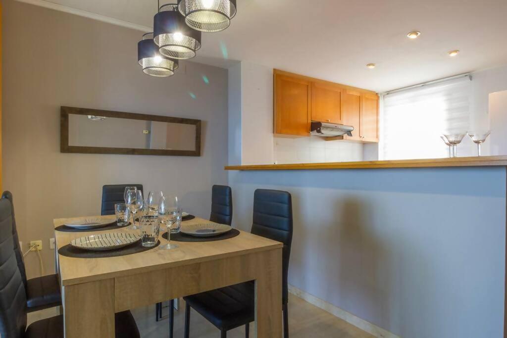 Kuchyň nebo kuchyňský kout v ubytování Oliva Apartamento Terrazamar