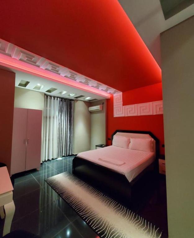 Postel nebo postele na pokoji v ubytování Hotel A&A