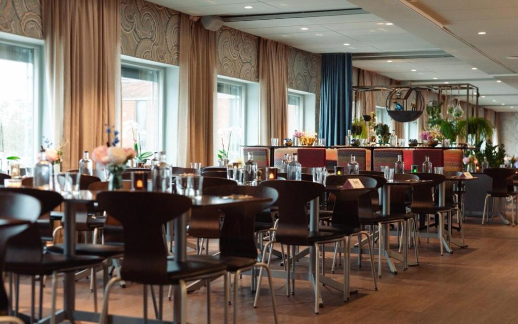 Restaurace v ubytování Skogshem & Wijk