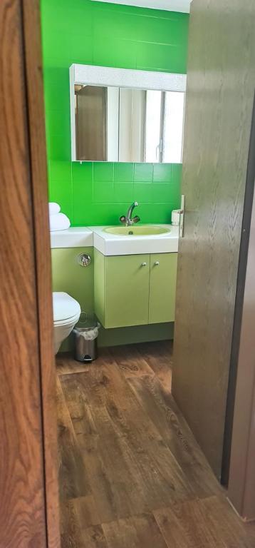 Koupelna v ubytování Bussalp Apartment - Aare Jungfrau AG