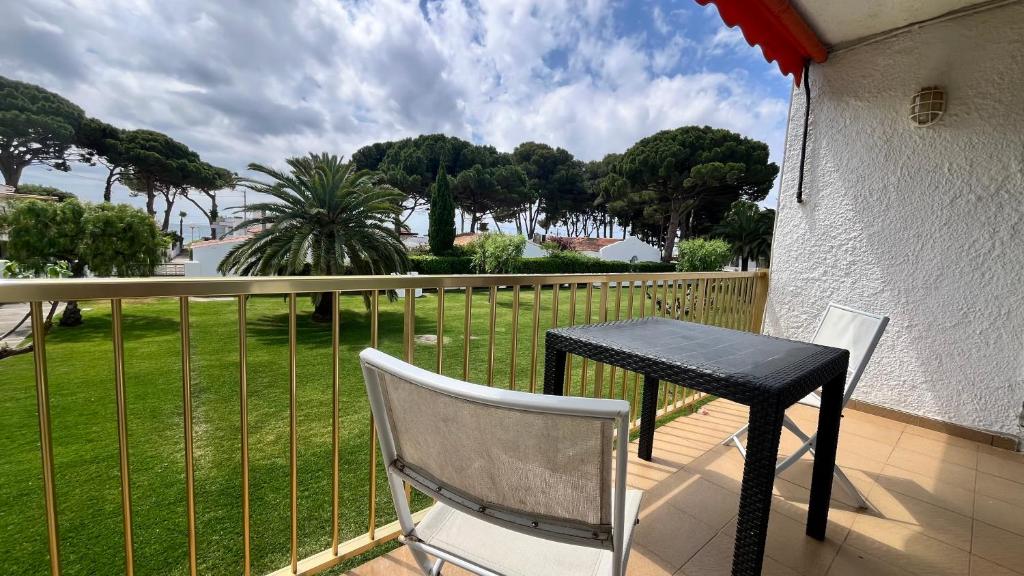 Balkón nebo terasa v ubytování Residencia Beach
