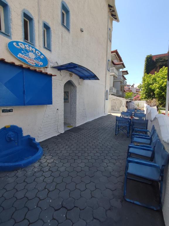 Budova, kde se aparthotel nachází