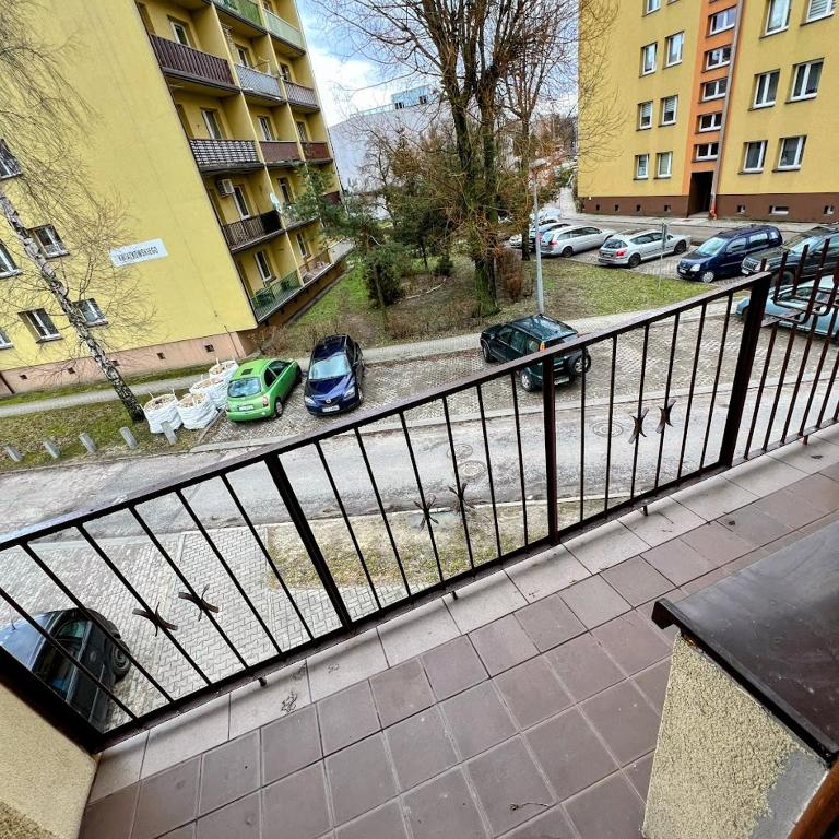 Balkón nebo terasa v ubytování Apartament Centrum