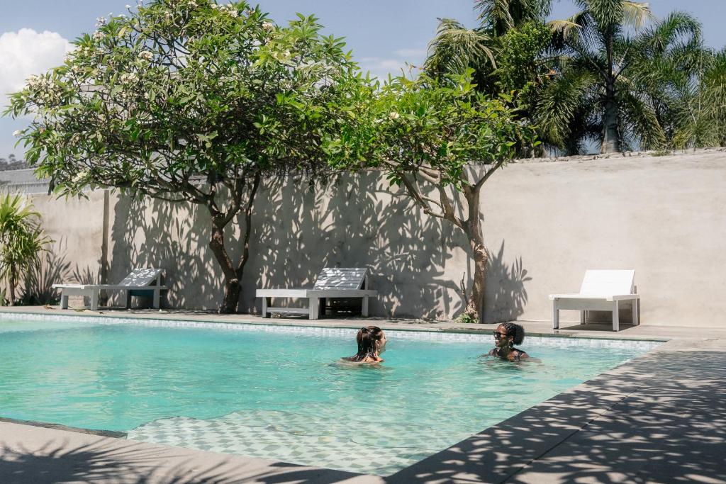 Bazén v ubytování Gili Paddy Hotel nebo v jeho okolí