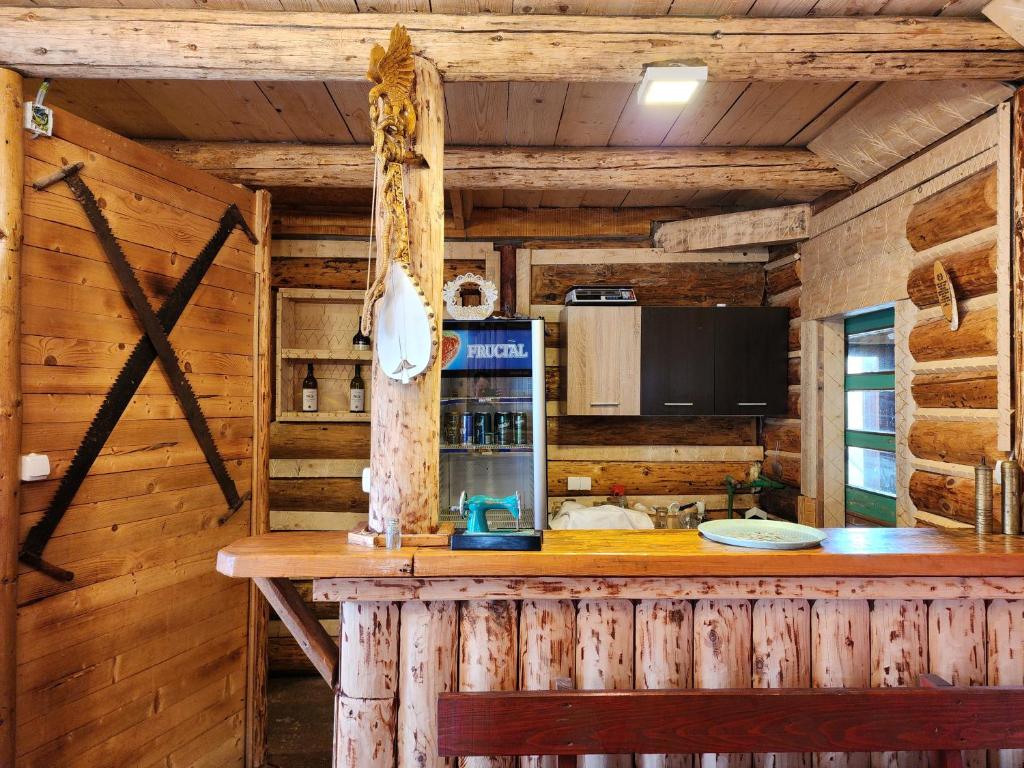 Kuchyň nebo kuchyňský kout v ubytování Panoramic Bungalow