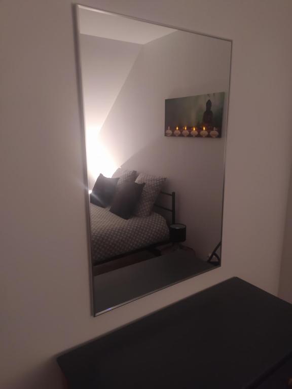 Postel nebo postele na pokoji v ubytování DS Harmothe