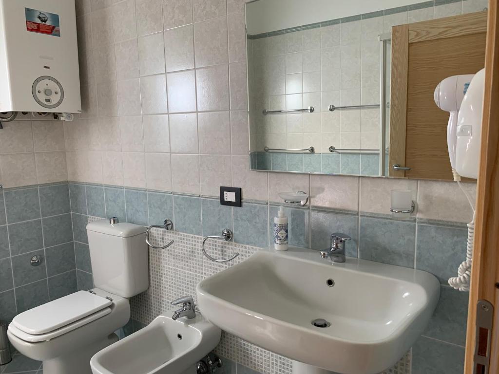Koupelna v ubytování LorichiAmo B&b