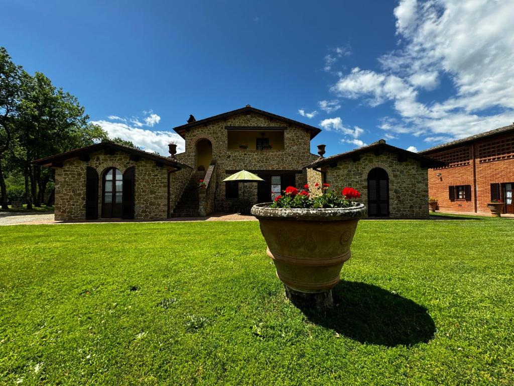 Zahrada ubytování Agriturismo LeGi Toscana