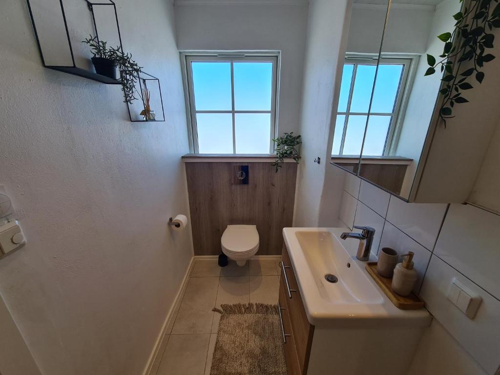 Koupelna v ubytování Hallfreðarstaðir 1 Apartments