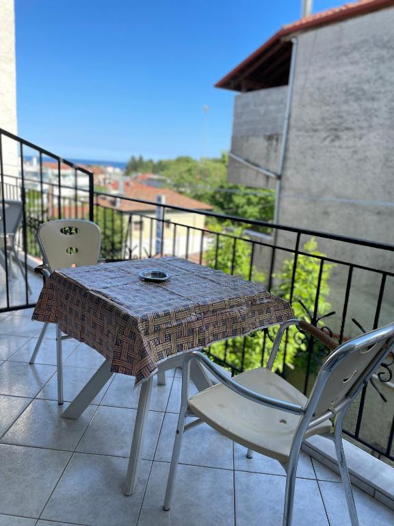 Balkón nebo terasa v ubytování Hotel Evagelia