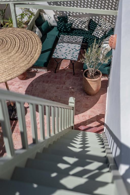Balkón nebo terasa v ubytování Riad Petite Rêverie