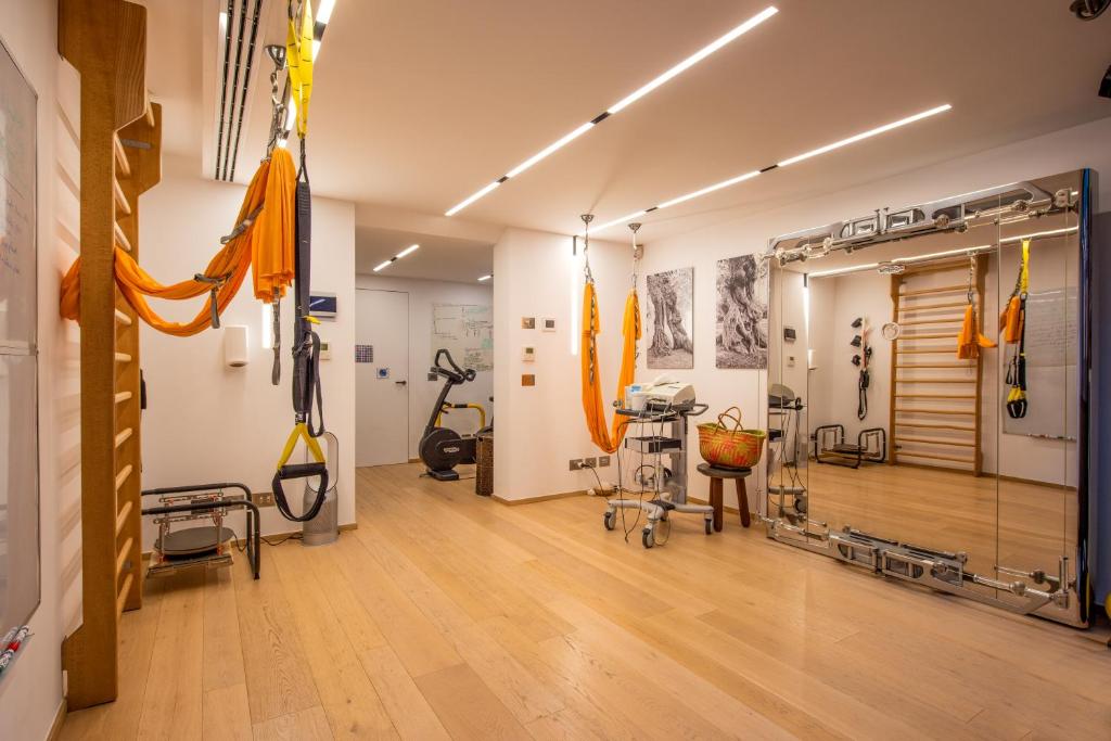 Fitness centrum a/nebo fitness zařízení v ubytování Magic Genève