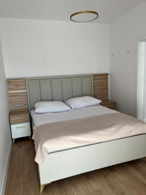 Postel nebo postele na pokoji v ubytování Apartamenty Richter By The Sea