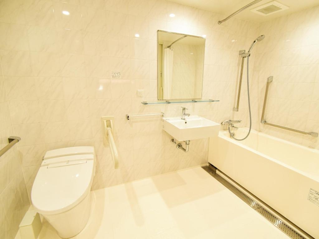 Koupelna v ubytování APA Hotel Kyoto Gojo Omiya