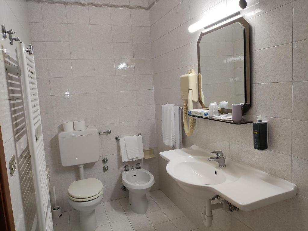 Koupelna v ubytování Hotel Firenze
