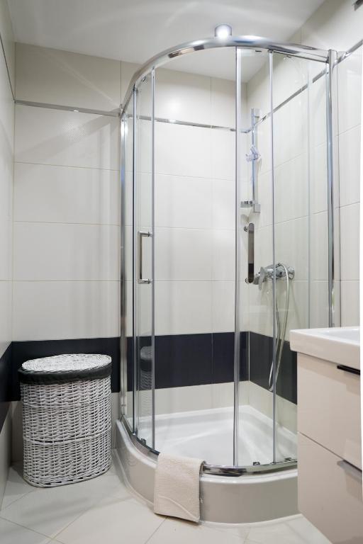 Kúpeľňa v ubytovaní Apartament Jodłowy