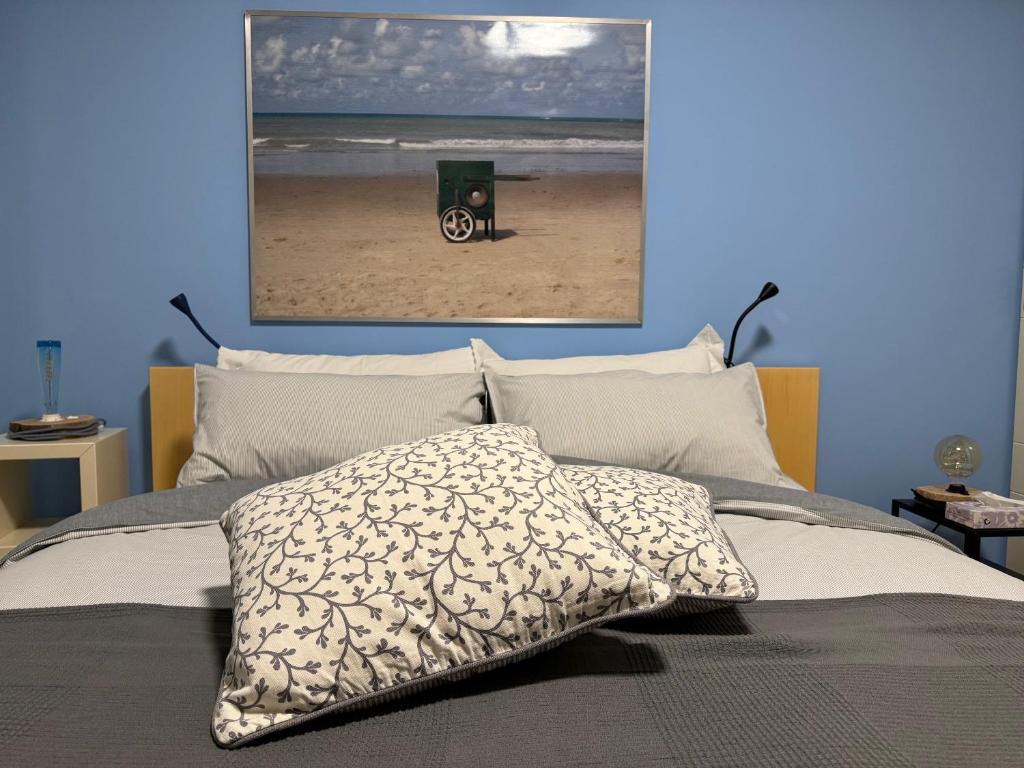 Postel nebo postele na pokoji v ubytování Mi AN HOME