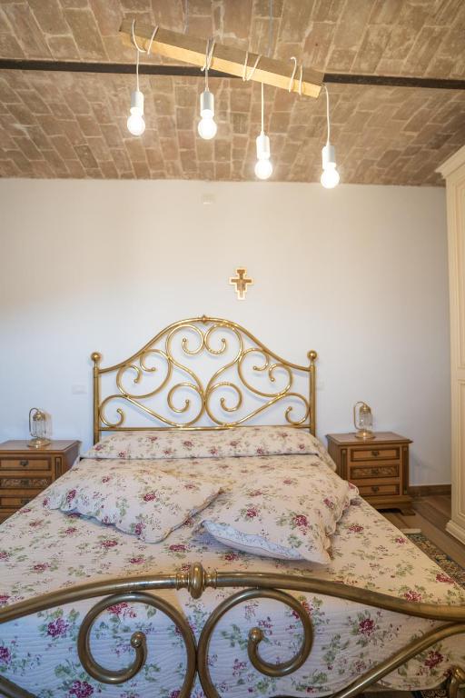Postel nebo postele na pokoji v ubytování Home at Calascio