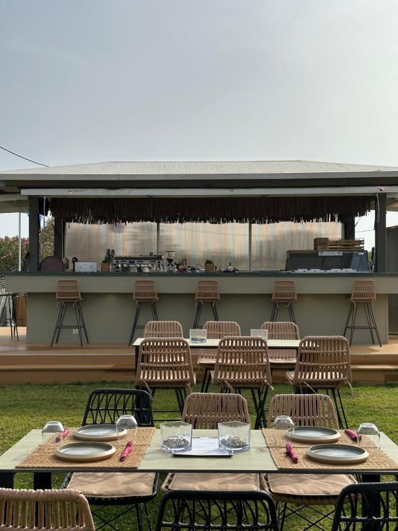 Restaurace v ubytování Apolonio Pefki Evia