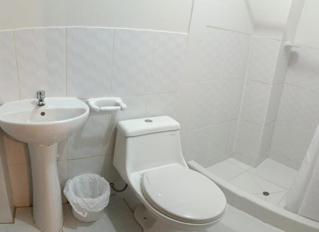 Koupelna v ubytování intikilla hostal