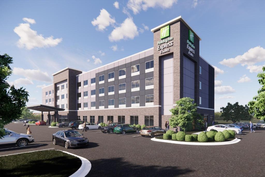 a rendering of a hotel with cars parked in a parking lot at Holiday Inn Express & Suites Benson, an IHG Hotel in Benson