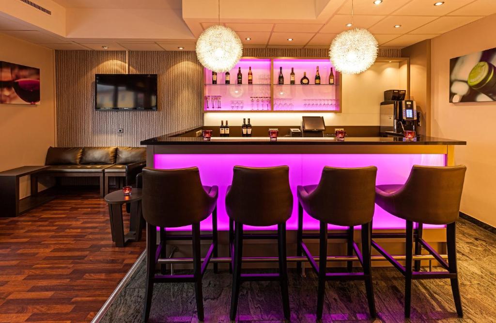 Kuchyň nebo kuchyňský kout v ubytování Leonardo Hotel Nürnberg