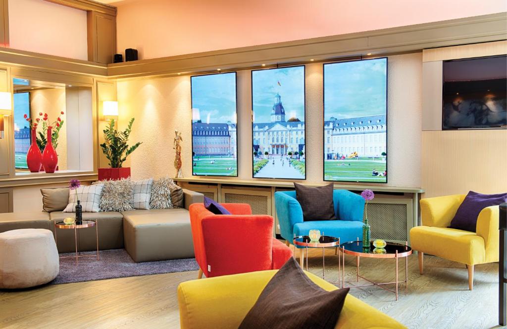Posezení v ubytování Leonardo Hotel Karlsruhe