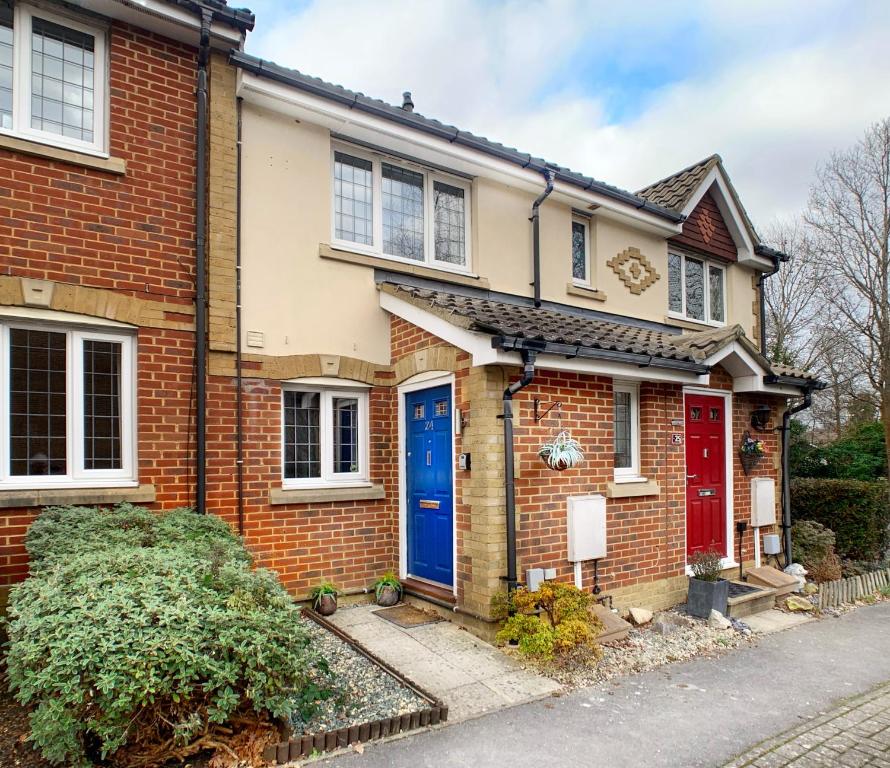 Bygningen som feriehuset ligger i