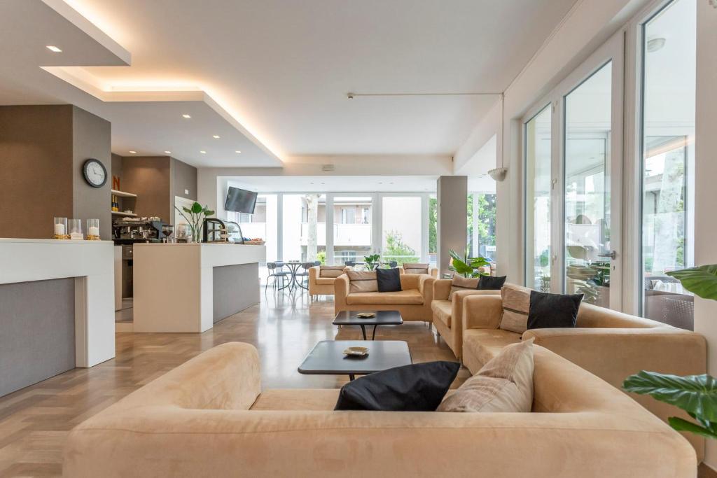 Posezení v ubytování Hotel Cormoran Riccione