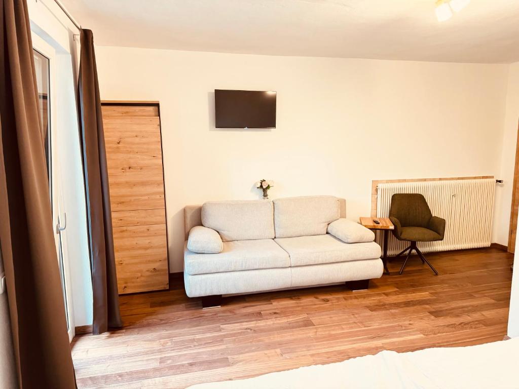 Posezení v ubytování Pension Blockheidehof