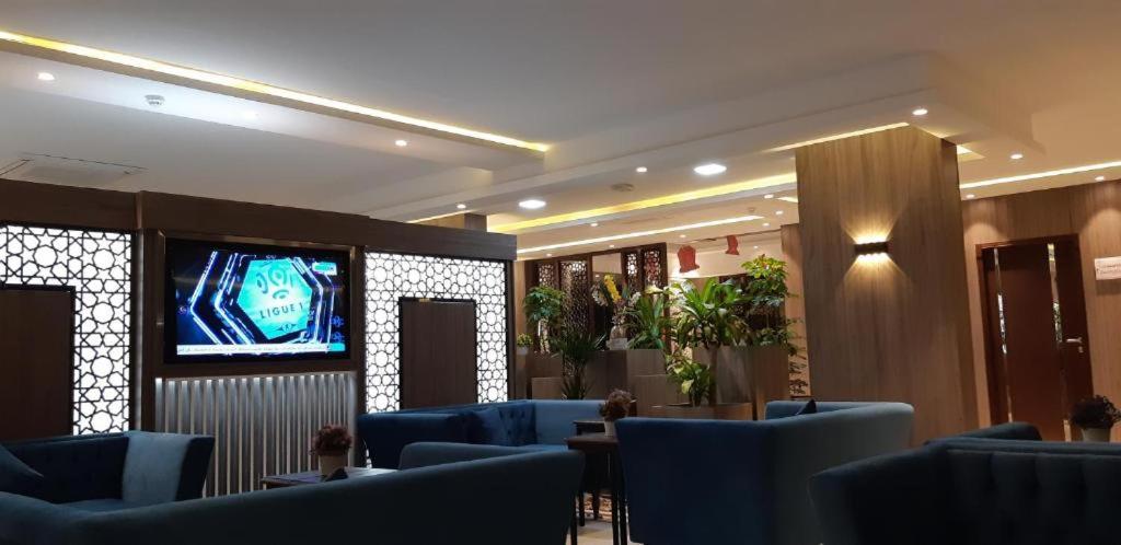 TV a/nebo společenská místnost v ubytování Mera Houses