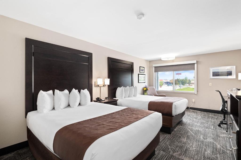 Kelly Inn Billings - Camera Queen Con Due Letti Queen Size