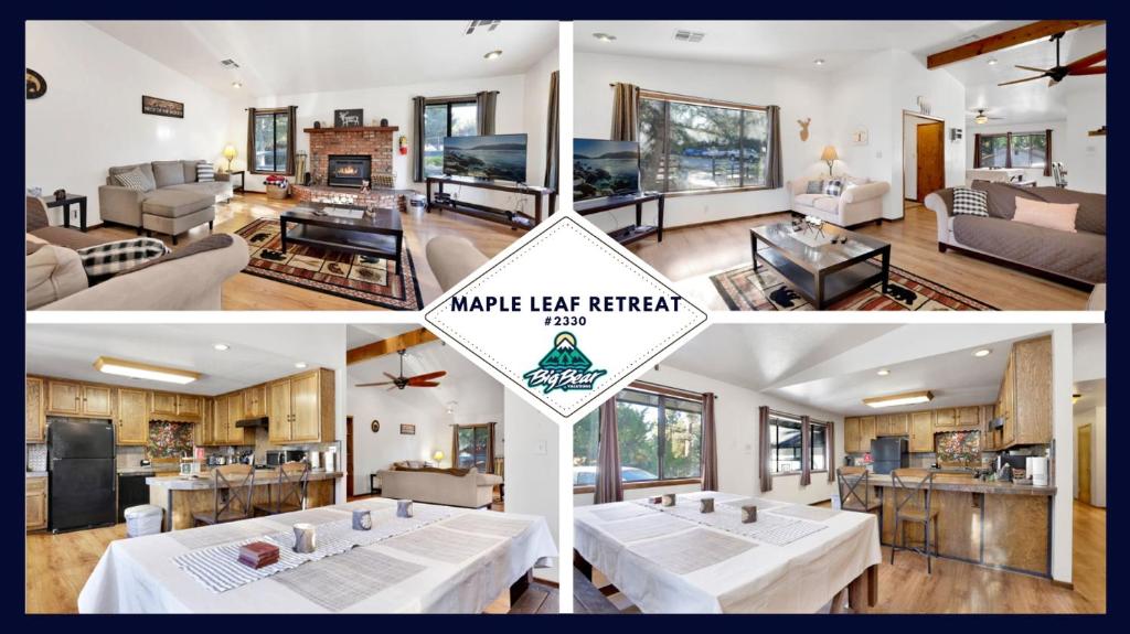 A restaurant or other place to eat at 2330-Maple Leaf Retreat chalet