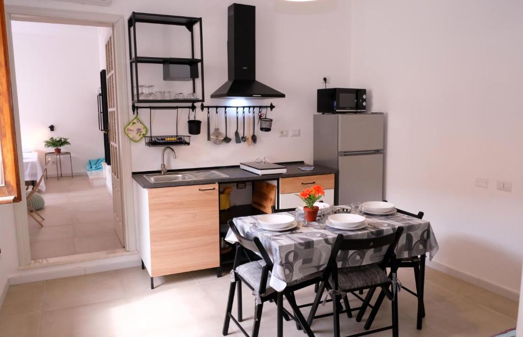 Kuchyň nebo kuchyňský kout v ubytování Sunset Beach House Buggerru