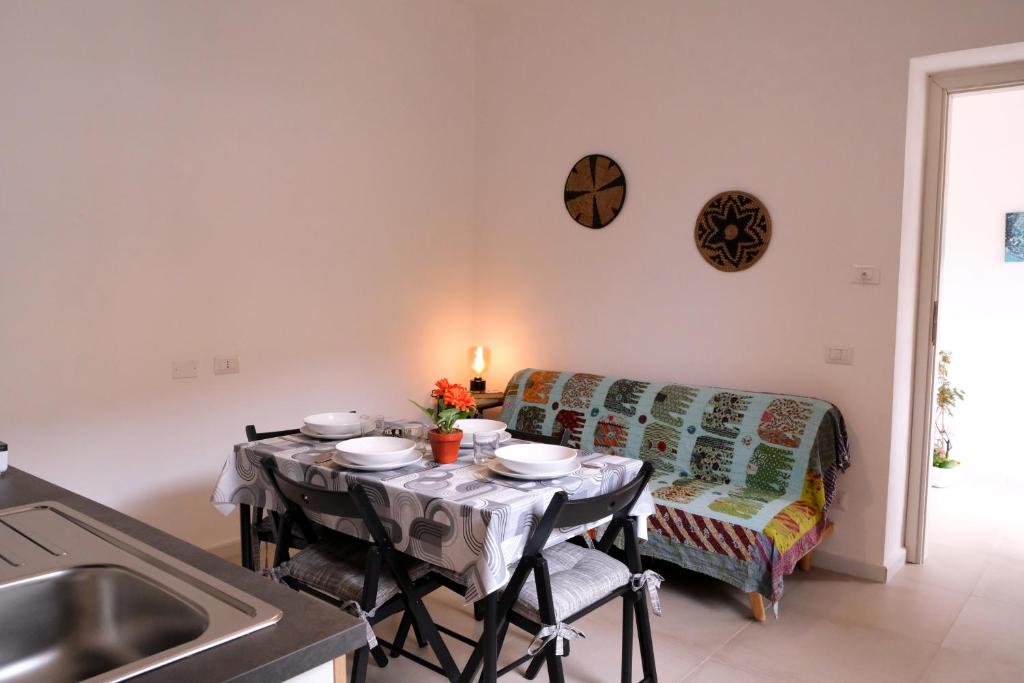 Posezení v ubytování Sunset Beach House Buggerru