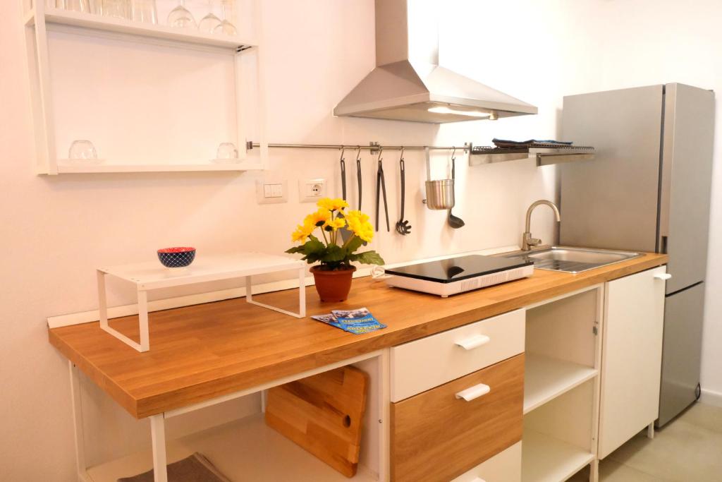 Kuchyň nebo kuchyňský kout v ubytování Sunset Beach House Buggerru