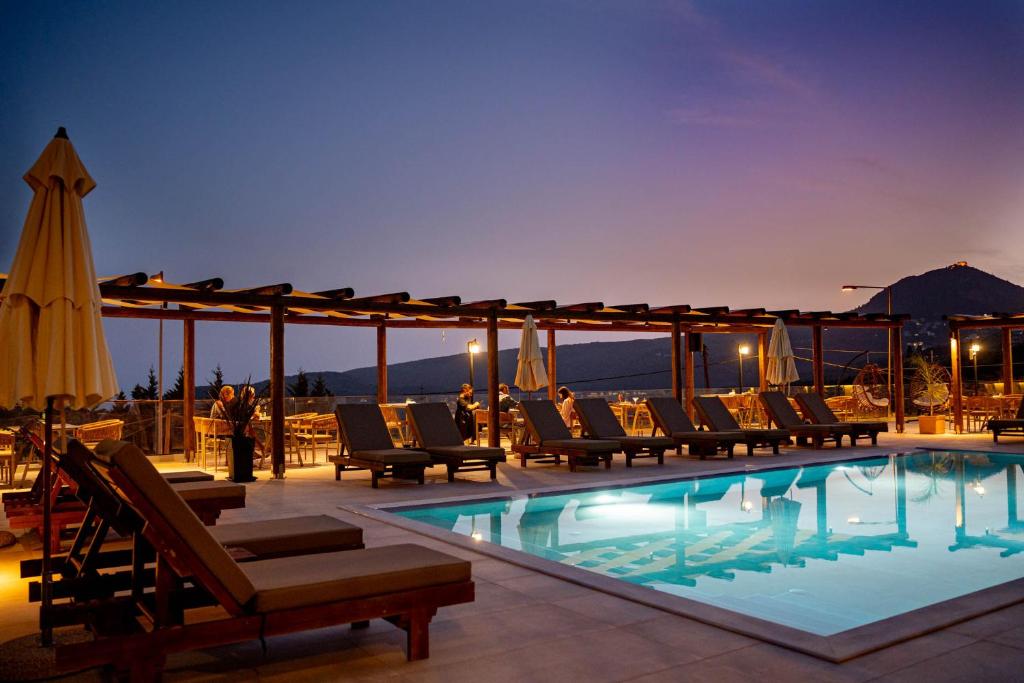 Bazén v ubytování Maria Resort Parga nebo v jeho okolí