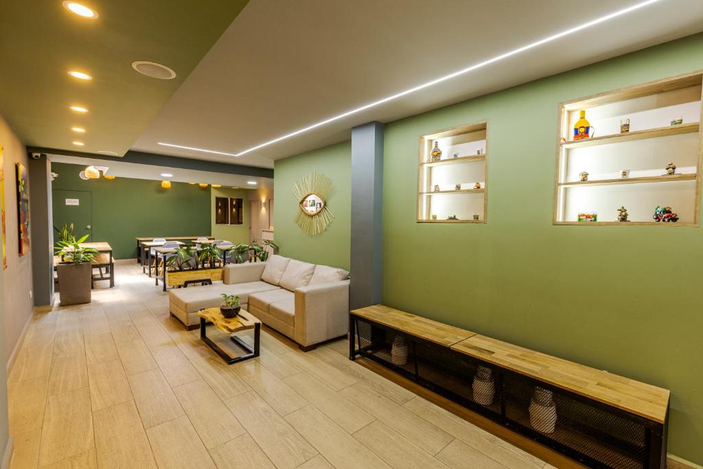Posezení v ubytování Poblado Guest House