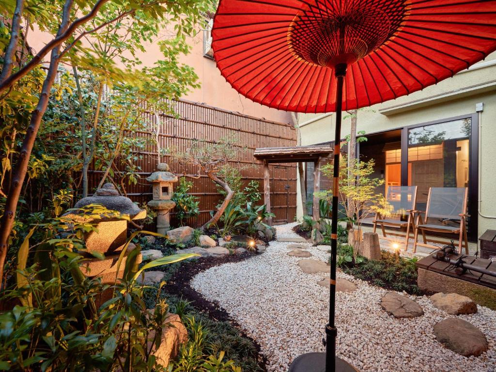 Zahrada ubytování KONJAKUSO Nara Naramachi "MUSHIBUROYA" Sauna Villa