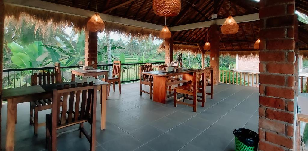 Zahrada ubytování Novia Guest House Lombok-Tetebatu