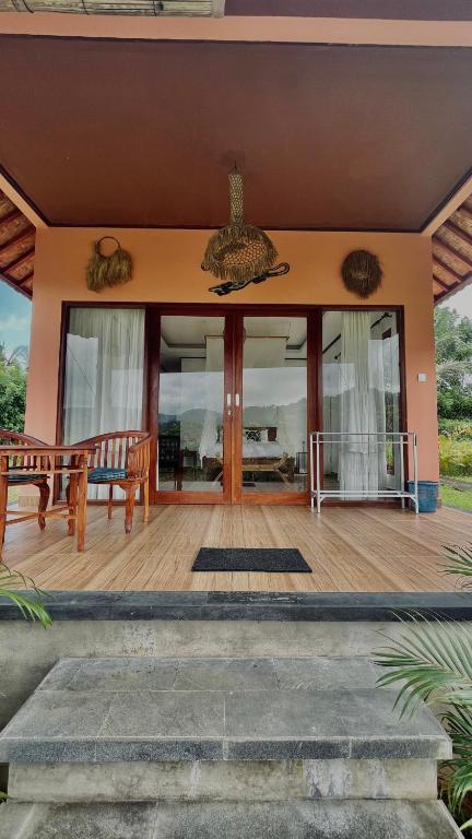 Balkón nebo terasa v ubytování Papahan Bali
